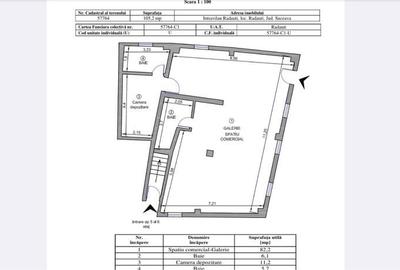 Spațiu comercial, de 105 mp, în Central - 3