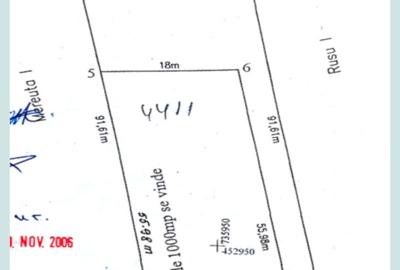 Teren Construcții extravilan de 1000 mp, în Vânători - 2