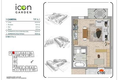 Mosilor, garsoniera de vanzare, ansamblu nou, 6 % reducere - 5