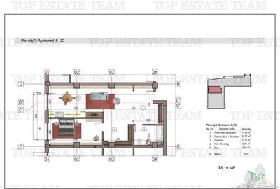 Apartament 2 camere bloc nou metrou 1 Decembrie 1918 - 2