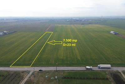 Teren intravilan 7.500 mp, D=23 ml, STRADA PRINCIPALA,zona ONASIS - 1