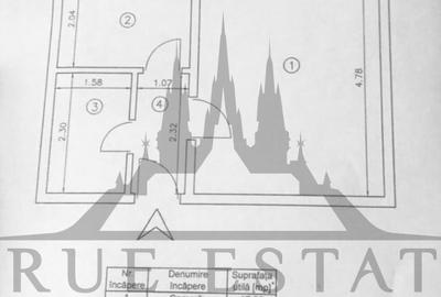 Garsoniera Banu Manta cu vedere pe spate - 19