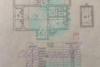 Apartament cu 3 camere semidecomandat în Moșilor - 3