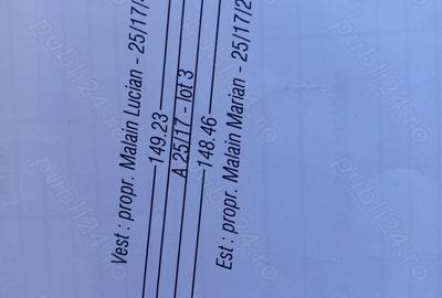 Teren de 1041 mp, în Central