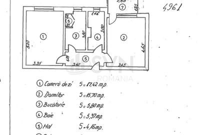 Apartament cu 2 camere decomandat, mobilat în Tineretului - 10