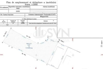 Teren de 24581 mp, în Central - 5