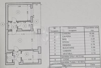 Apartament cu 2 camere semidecomandat în Drumul Taberei - 10
