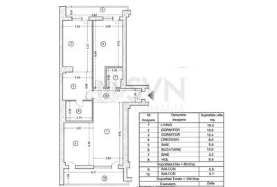 Apartament cu 3 camere decomandat, mobilat în Central - 12