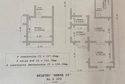 Casă cu 3 camere în Turda