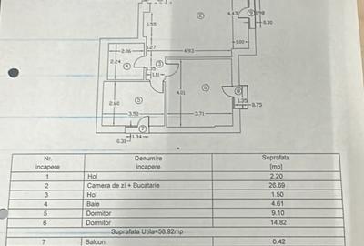 Apartament cu 3 camere decomandat, mobilat în Ștefăneștii de Jos - 7
