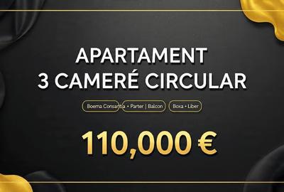 Apartament cu 3 camere circular în Tomis Nord