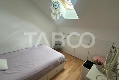 Apartament la mansarda 80 mpu mobilat utilat zona Rahovei Sibiu - 6