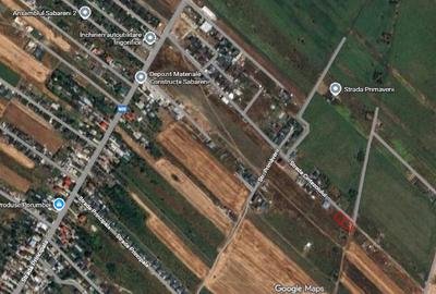 Vand teren - lot de casa in Sabareni - drum asfaltat, utilitati - 0% comision - 1