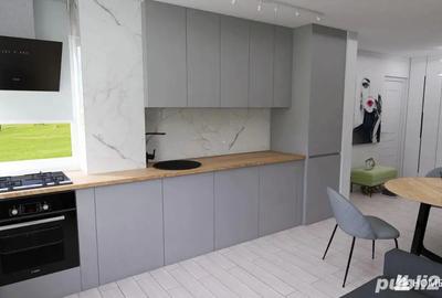 Apartament 3 camere, 2 dormitoare, bucatarie+ living openspace si dresing decomandat, utilat mobilat