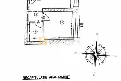 2 camere amenajat, intabulat, loc parcare, boxa pe etaj