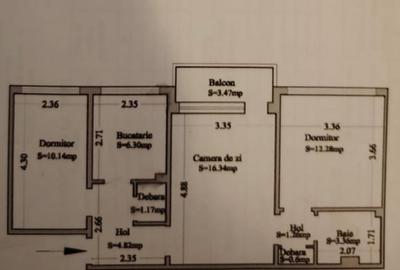Apartament cu 3 camere decomandat, mobilat în Gorjului - 13