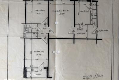 Apartament cu 3 camere, mobilat în Titan - 1