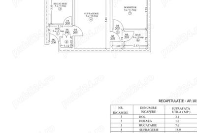 Apartament 2 camere,zona Nord-Republicii, ideal locuire, investitie sau viitor business - 1