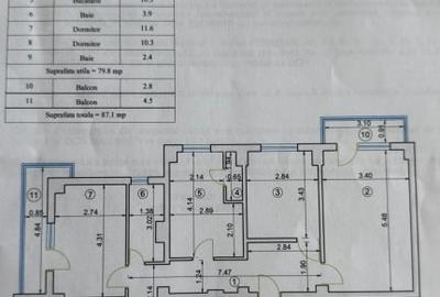 Apartament cu 4 camere decomandat, mobilat în Progresul - 16
