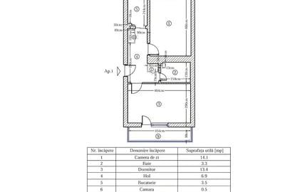Apartament cu 2 camere decomandat în Central - 1