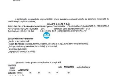 Teren cu autorizatie de vanzare in Iasi, zona Aroneanu - 6