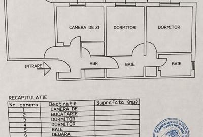 Apartament cu 3 camere decomandat în Central - 1