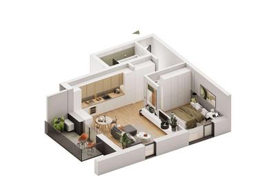 Apartament cu 2 camere in Parneava