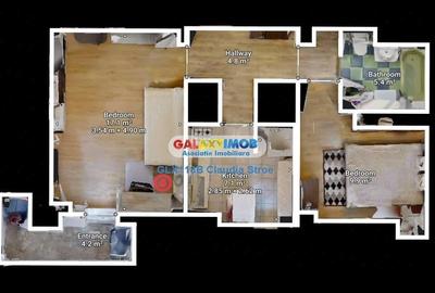 INCHIRIERE APARTAMENT 2 CAMERE BRANCOVEANU - METROU - 6