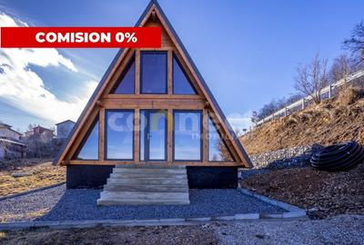 Cabana tip A-frame de vanzare  cu CF Agroturistica I Plopi I Muntele Rece