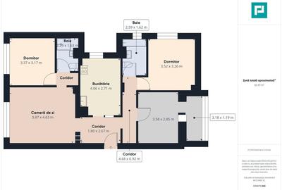 Apartament panoramic cu 4 camere zona 300 - 8