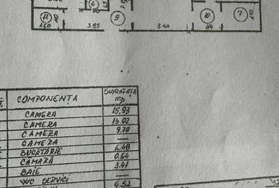 Apartament cu 3 camere în Central - 1