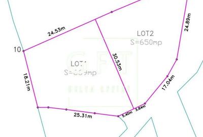 Teren de 1319 mp, în Central - 5