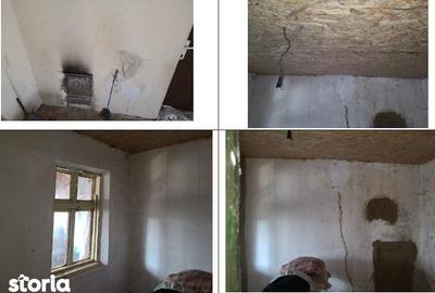 Casă cu 2 camere cu Teren 837 Mp în Blejești