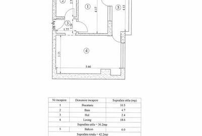 Apartament 1 Camera Dec INTABULAT TATARASI Bloc Nou - 4