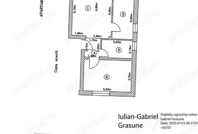 Apartament cu 2 camere decomandat în Central - 2