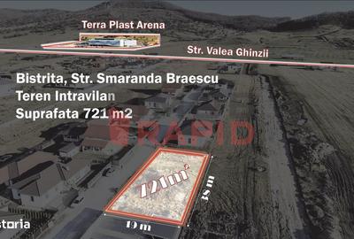 Teren de 721 mp, în Unirea