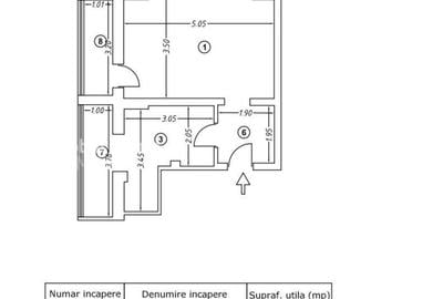 Apartament cu 2 camere, mobilat în Timpuri Noi - 13