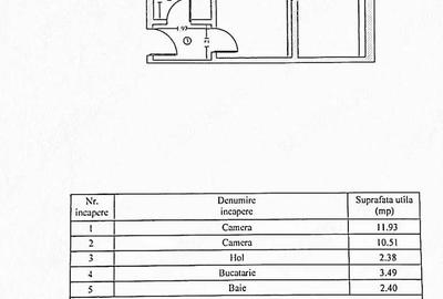 Apartament cu 2 camere semidecomandat în Tomis Nord