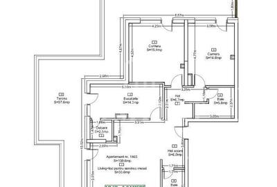 Apartament cu 3 camere în Sud - 2