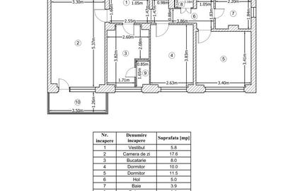 Apartament cu 3 camere decomandat în Morarilor - 9