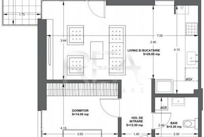 Apartament cu 2 camere semidecomandat în Matei Voievod - 3