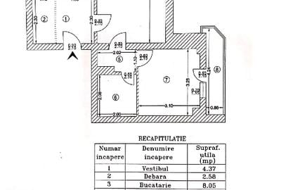 Apartament cu 2 camere semidecomandat în 13 Septembrie - 4
