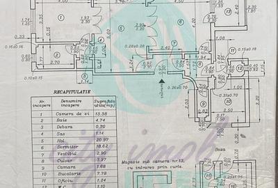 Apartament cu 3 camere semidecomandat, mobilat în Ștefan cel Mare - 3