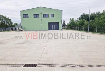 Depozit -hala de 1262m2 la intrarea in Crevedia teren 5.000mp - 2