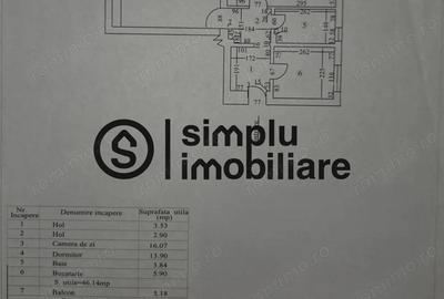 2 camere decomandate , etaj 1, centrala termica - 112 000 Euro - 9