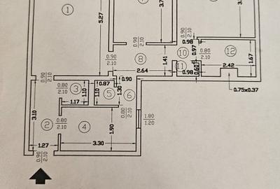 P-ta Gorjului / Apartament 3 camere de vanzare - 17