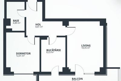 Apartament cu 2 camere decomandat în Tătărași - 3