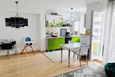 Apartament cu 2 camere semidecomandat, mobilat în Tractorul - 1