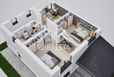 Duplex modern cu 4 camere, 102 mp - oaza de liniste aproape de orasul Sibiu - 5