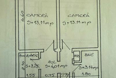 Apartament cu 2 camere decomandat în Central - 5